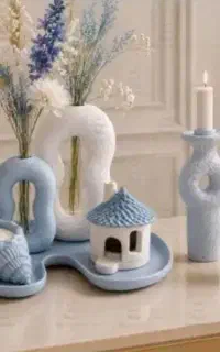 دکوری.جا شمعی.گلدان