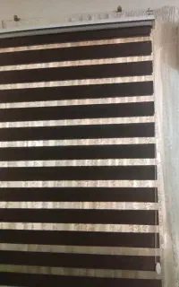 پرده زبراچهارعددرنگ قهوه ای
