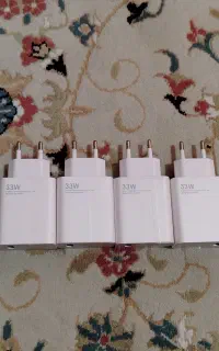 4 عدد شارژر 33 وات اصلی شیائومی