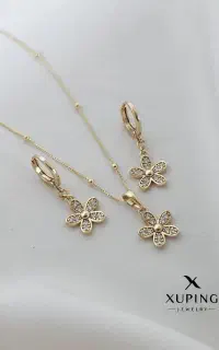 نیم ست طلا نبر نیم ست ژوپینگ ببر اکسسوری