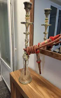 قلیان برنجی ریخته