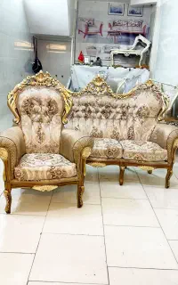 مبل سلطنتی کلاف اصلی مدل نگار تمام چوب