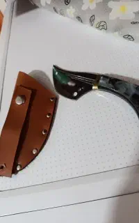 چاقو کپوری دسته مرمری