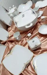 ‌سرویس قابلمه نسوز و نچسب سرویس چینی غذاخوری