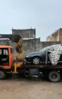 خدمات جرثقیل کفی دکل بلند و خودروبر و ۷تن دکل بلند
