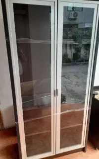 ویترین بوفه شیشه ای بزرگ از چوب درجه ۱ سنگین  فوم