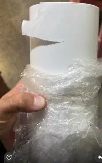 کاغذ لیبل رول پشت چسب دار با چسب هات ملت