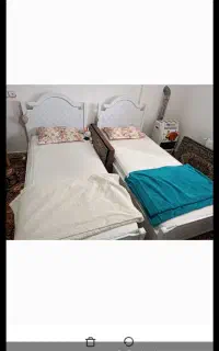 تخت یک نفره در حد نو