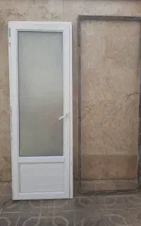 فروش درب و پنجره کار کرده upvc با کلاف فلزی