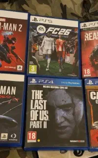 بازی ps5 Fc 26 spiderman 2 Ready or not last of us