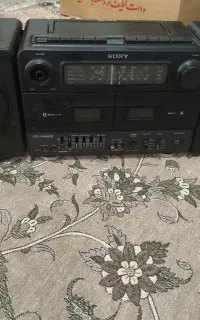 رادیو دو کاسته قدیمی