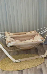 گهواره دوقلویی تاشو درحد نو