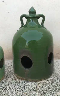 سه عدد آبخوری سفالی مرغ و کبوتر سالم
