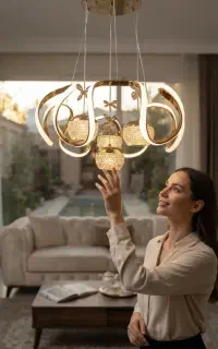 مرکز لوستر مدرن لوکس وارداتی / تنوع خاص