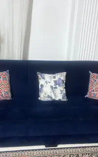مبل ۹ نفره سورمه ای