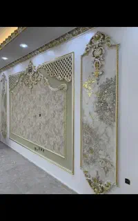 سفیدکاری ولکه گیری تزیینات گچ بری و عرضه پیش ساخ