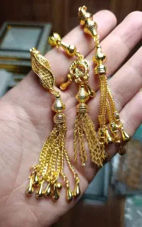 سرتسبیح استیل طلایی رنگ ثابت ترکیه