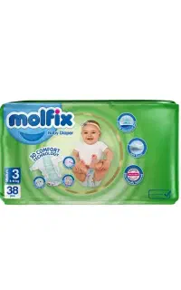 پوشک مولفیکس سایز۳