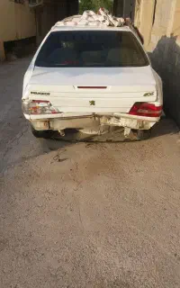 پژو 405 SLX تصادفی