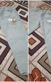 شلوار کتان دخترانه