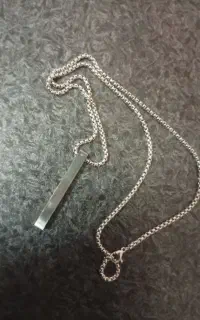 گردنبند مدل مکعب