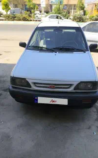 پراید مدل ۸۷ دو لکه رنگ