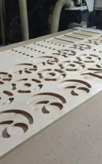 خدمات cnc سی ان سی  و لیزر چوب