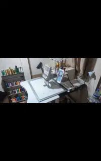 چرخ گلدوزی کامپیوتری با فرم 50 ×80 مدل2023،کم کار