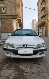 پژو پارس سفید مدل ۹۴ بی رنگ