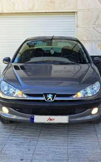 206 تیپ 2 مدل 1389 خاکستری درحد خشک