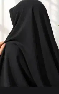 چادرساده مشکی  خوش ریزش