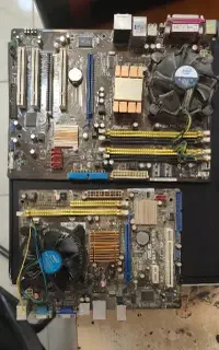 دوعد مادربرد ddr2 با cpu ram2gig