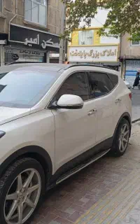 سانتافه 2015 سفید بی رنگ