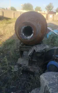 فروش کوره گازی دوار ریختگری چدن۲۵۰کیلویی