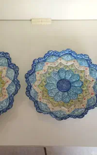 بشقاب مینا کاری