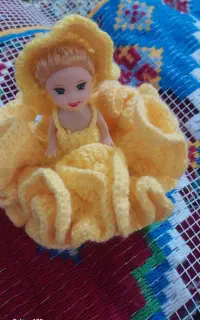 عروسک قلاب بافی