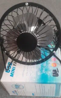 پنکه فلزی کوچک رومیزی«داخل خودرو» USB MINI FAN