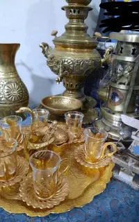 ست کامل سماور ذغالی نونو