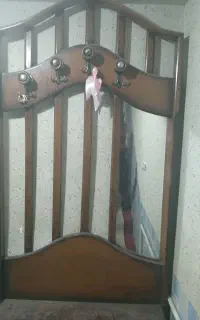 جا کفشی آینه دار جنس چوب