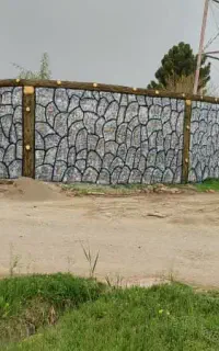نمای صخره‌ای سیمان کاری وتگری