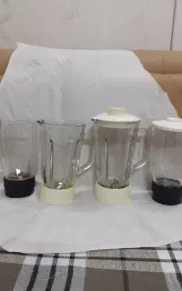 پارچ مخلوط کن شیشه ای و طلقی و مخزن آسیاب و خردکن