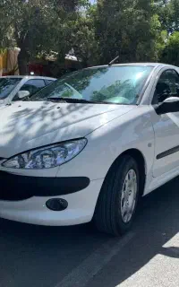 فروش پژو ۲۰۶ SD V8 مدل ۱۳۹۳ موتور TU5 دریچه سیمی