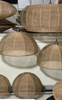 لوستر حصیری