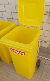 سطل چرخدار ۱۱۰لیتر سبلان