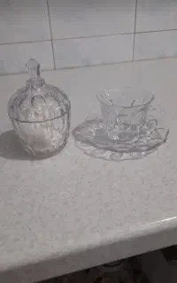 ۲ دست فنجان ونلعبکی مارک ژاپن و۳ عدد قندان