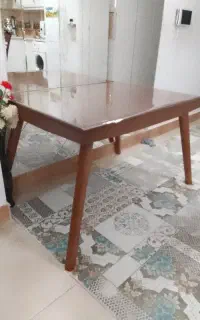 فروش میز غذاخوری چهارنفره با صندلی وهم بدون صندلی