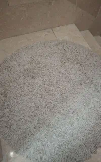 فرش گرد فانتزی سفید