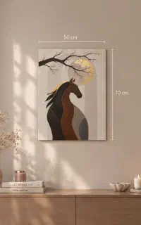 تابلو نقاشی اسب (نماد ثروت)