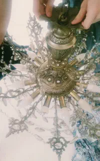 لوستر برنجی