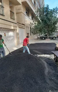 پیمانکاری.محوطه راهسازان اسفالت باکیفیت   کل کرج